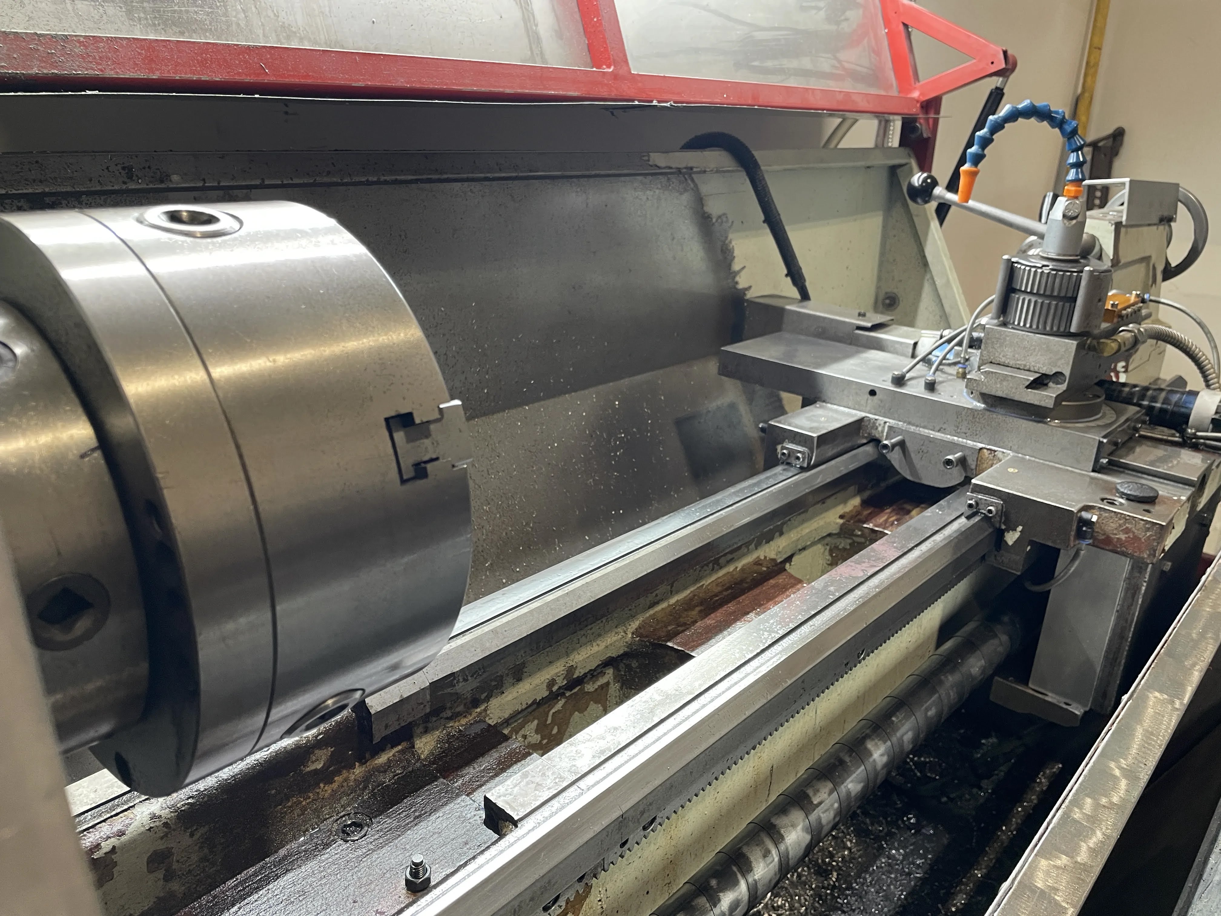 Small CNC lathe machine